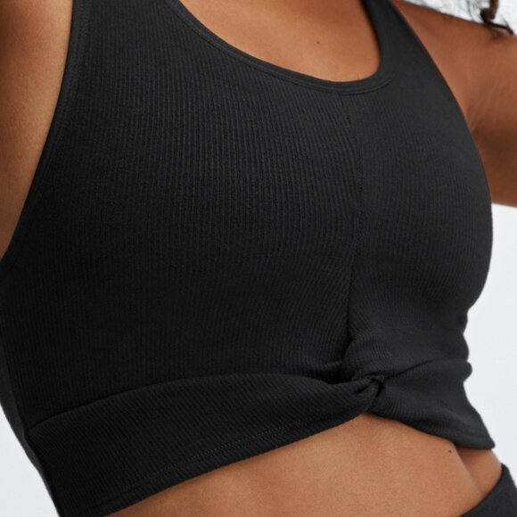 Fabletics Cloud Seamless Knotted Midi Bra - Size Small - Picture 2 of 7